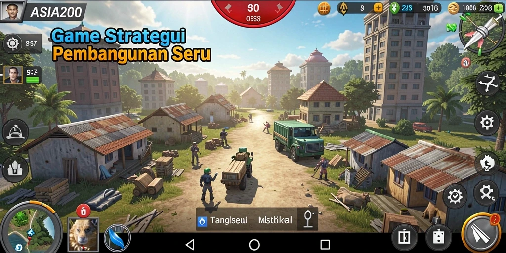 Tampilan gameplay mendebarkan dalam ASIA200.