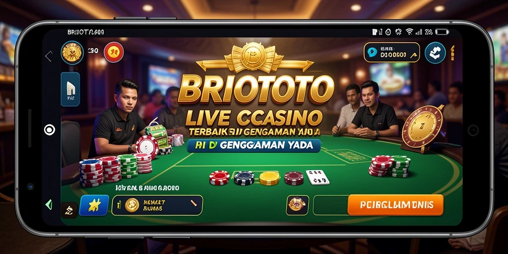 Tampilan gameplay menarik dari aplikasi Live Casino BRIOTOTO.