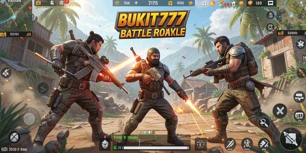 Tampilan gameplay BUKIT777 yang mendebarkan dan penuh aksi.