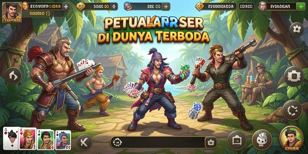 Gameplay seru di dunia terbuka EYANGPOKER.