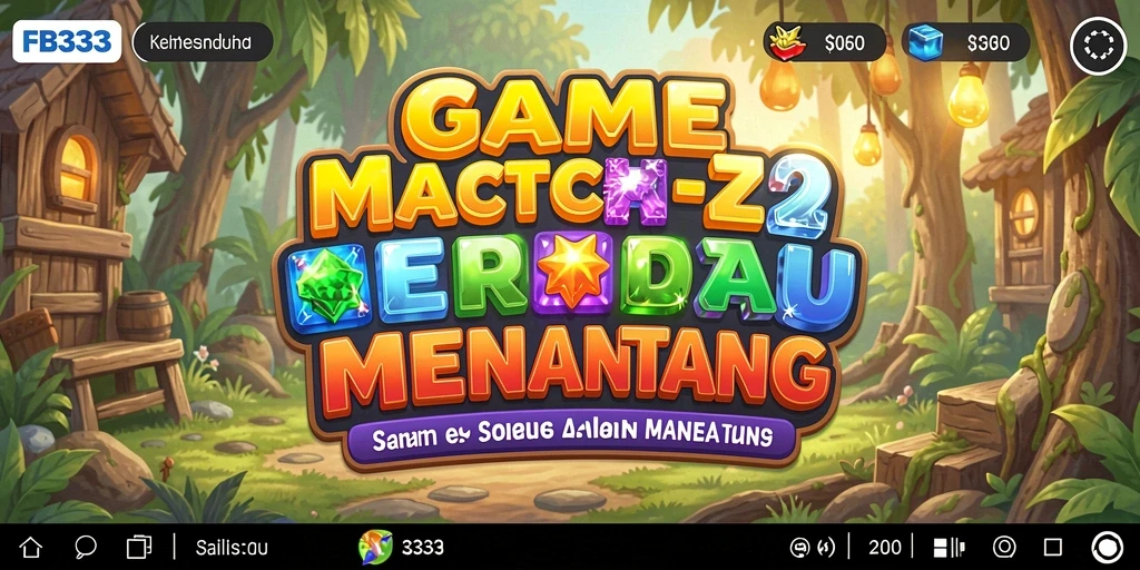Screenshot gameplay FB333 menampilkan keseruan mencocokkan item.