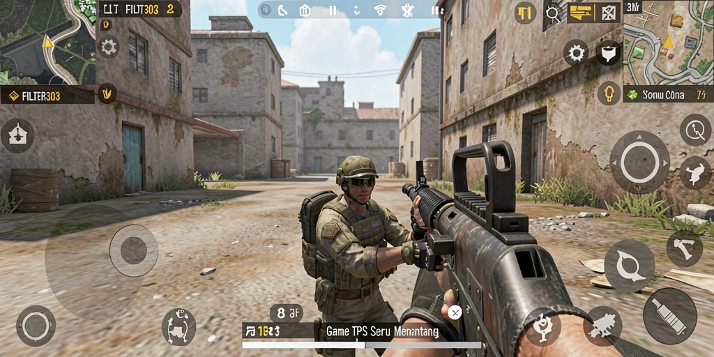 Gameplay TPS FILTER303 dengan aksi menegangkan dan grafis luar biasa.