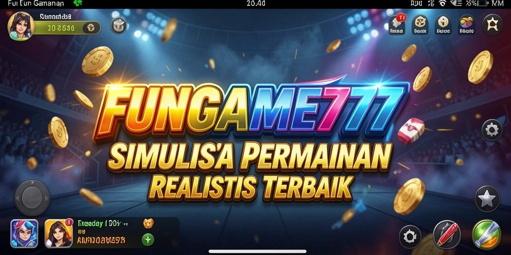 Screenshot FUNGAME777 menampilkan gameplay simulasi yang menarik dan interaktif.