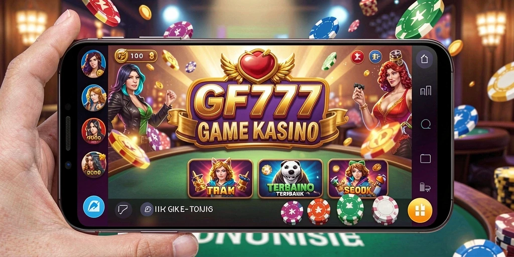Tampilan menarik dari permainan Kasino yang mengasyikkan di GF777.