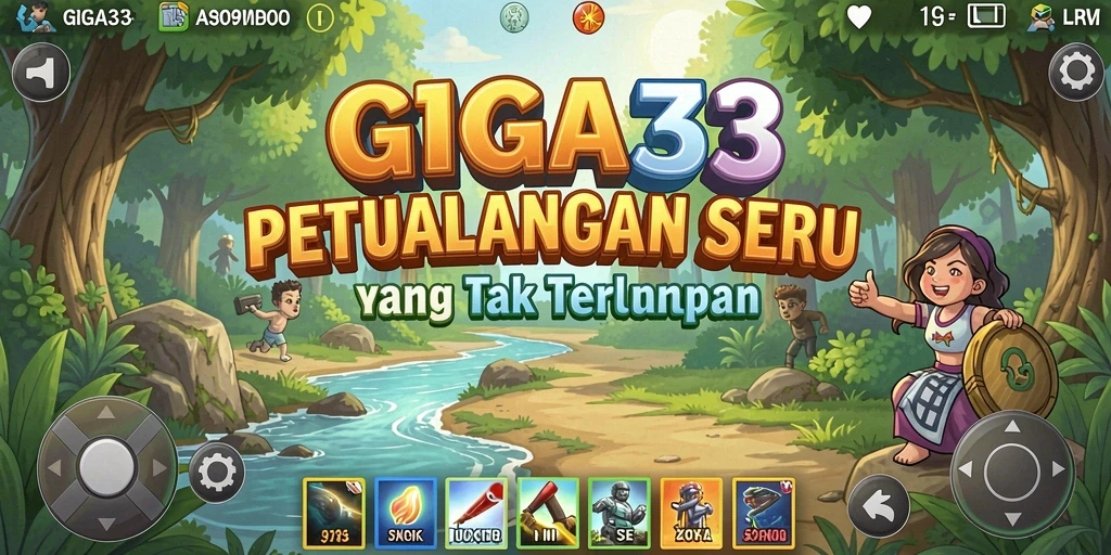 Gambar Gameplay GIGA33 menampilkan petualangan seru dan grafis mengesankan.