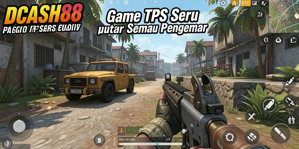 Tangkapan layar menampilkan aksi seru dalam gameplay TPS IDCASH88.