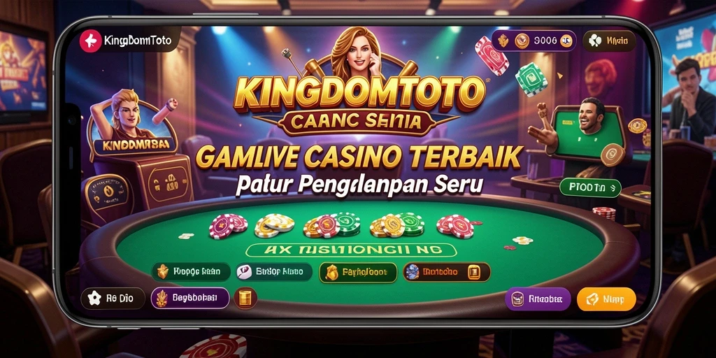 Tampilan gameplay KINGDOMTOTO yang mendebarkan di Live Casino.