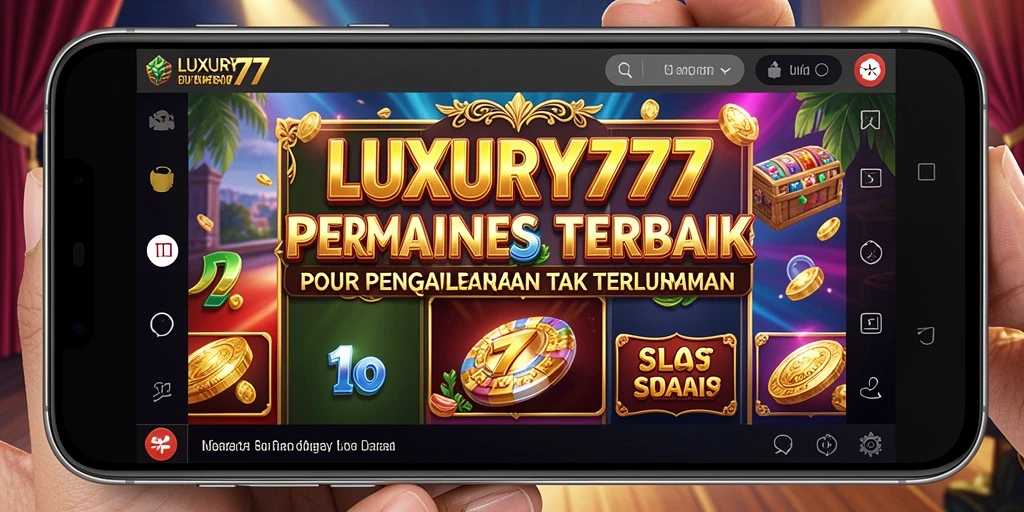Screenshot utama LUXURY777 menampilkan gameplay yang mendebarkan dan menarik.