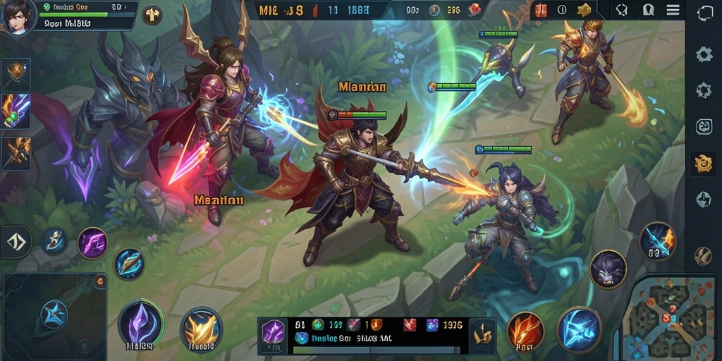 Tampilan gameplay seru di MLBB8 dengan strategi mendalam.