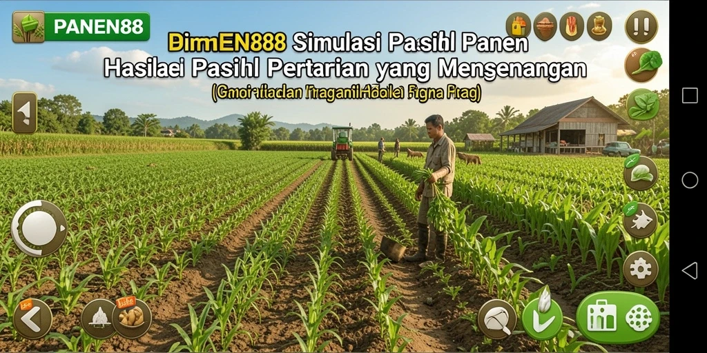 Gameplay menarik dalam PANEN88 dengan fitur simulasi pertanian.