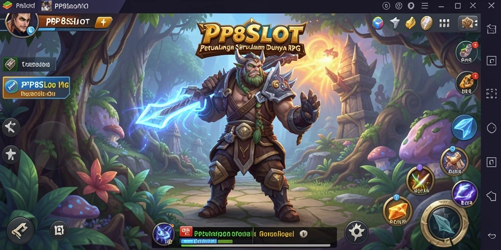 Tampilan menarik dari gameplay PP8SLOT yang penuh petualangan RPG.