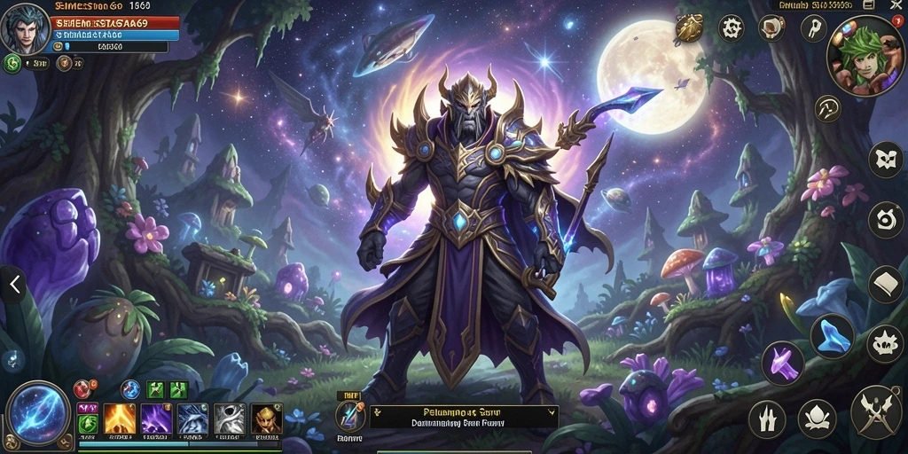 Screenshot gameplay menampilkan pertarungan epik dalam SEMESTA69.