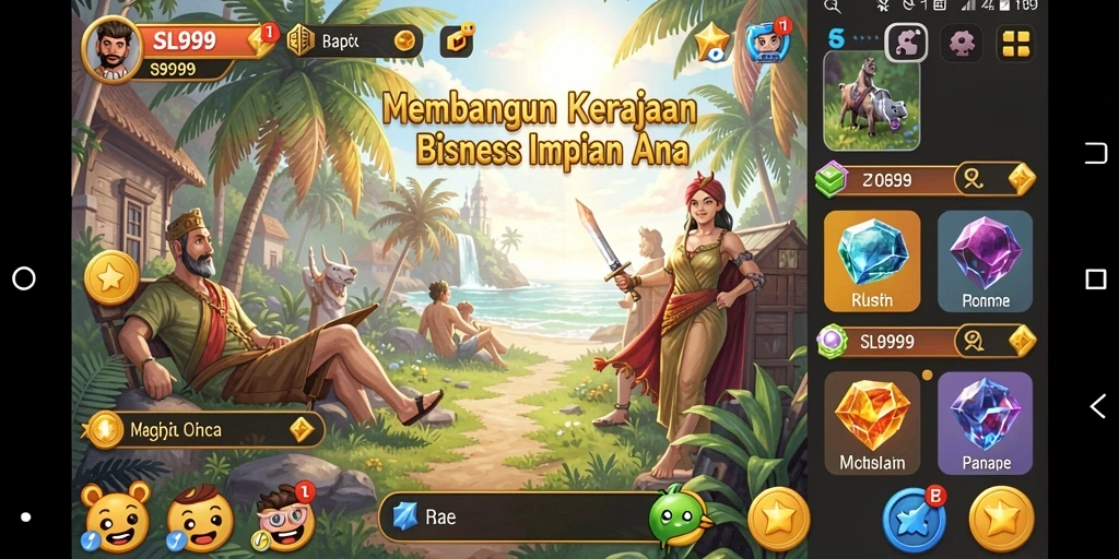 Tampilan gameplay SL999 yang menarik dan interaktif.