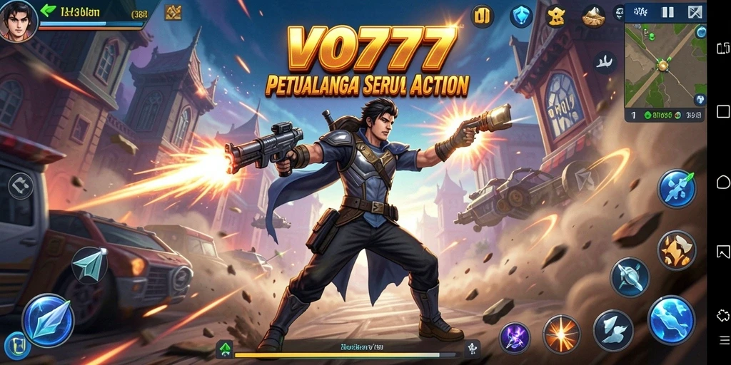 Tampilan gameplay seru dan menegangkan dari VO777.