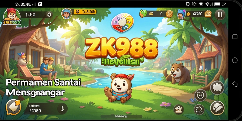 Tampilan menarik dari gameplay santai di ZK988.